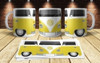 Kit Plantillas Sublimación Tazas - Autos Combi Volkswagen 5