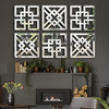 Qmdecor Espejo Decorativo De Pared Con Espejo Cuadrado 12x12 2