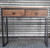 Mesa De Arrimo Madera Hierro Tipo Industrial Campoamor Deco 0