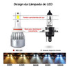 Par Lâmpadas C6 Farol De Carro Led 6000k H11 4