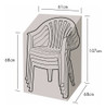 Funda  Para Sillas Apiladas Impermeables 1