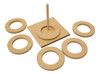 Juego Para Embocar Redondo Niños Jugar Aprender Pintar Mdf 1