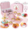 Juego De Té Para Niñas, 49 Piezas, Juguete De Princesa 0 Juego De Té Para Niñas, 49 Piezas, Juguete De Princesa 0