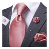 Seda Roxa Para Homens, Elegante Conjunto De Lenços De Presen 6