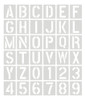 Estêncil De Letras Multifuncional Para Fazer Cartazes De 3