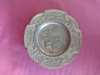 Antiguo Plato Para Colgar . Adorno. Bronce 0