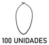 Extensor Corda Elastica 1.5m Preto - 100un 1