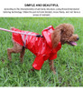 Capa De Chuva Com Capuz Para Cães, 2 Peças De Casacos Imperm 4