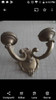 Aplique Antiguo De Bronce 2 Brazos Sin Tulipa 0
