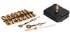 Nogal Hollow 3 Pieza Reloj Kit 14 0