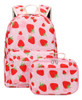 Mochila Escolar Jianya Diseno Con Frutillas 0