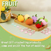 Kit De Crochê, Kit De Crochê De Frutas Diy Com Agulhas De Tr 3