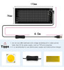 Painel Led Para Carro, Tela Flexível À Prova D'água, Bt Disp 2