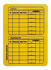 Tarjeta De Arbitro Futbol Roja Y Amarilla. Pack X2 3