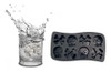 Forma Caveira De Silicone Para Gelo Preta 3