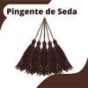 Pingente De Seda Tassel - Franja Marrom Havana - C/20 -criar 0