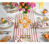 Solino Home Stripe Camino De Mesa De Lino 36 Pulgadas 100% L 1