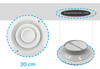 Difusor Redondo Diam 15 Cm / (conexion Ducto Diam 11cm) 1 Difusor Redondo Diam 15 Cm / (conexion Ducto Diam 11cm) 1