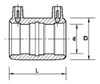 Cupla Electrica Acqua System Dema 63mm 1