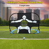 Design Externo De Gol De Futebol E Quintal Portátil Dobrável 2