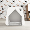 Casinha Pet House Cachorro Branca 2