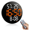 Relojes De Pared Digitales Fluoon, Reloj De Pared Con Día Y 0