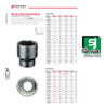 Tubo Bocallave Encastre 1/2 Hexagonal 15/16 Cr/v  Biassoni 2