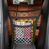 Asiento Doble Capas De Almacenamiento Malla Tablet Monedero 1