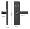 Cerradura Electrónica Huella Código Bluetooth App Izquierda 2