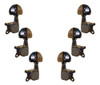 Clavijeros 3+3 Perilla Cromada Guitarra Electrica O Acustica 0