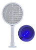 Raqueta Mata Moscas Y Mosquitos Recargable Con Base De Apoyo 0