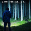 Foco Recargable Xinxi Con 1000000 Lúmenes, 4 Modos De Luz Y 2