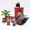 Puzzle 3d Piratas - Juego Didáctico Infantil Madera 1