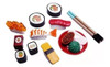 Set De Sushi Juliana Con Velcro Comida Bandeja Completa Nryj 2