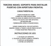 Ayudante, Soporte Para Instalar Puertas Con Apertura Frontal 3