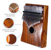 Moozica 17 Keys Kalimba Marimba, Solid Koa Wood Piano De Pul 3