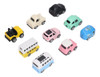 Conjunto De 9 Carros Pull Back 4