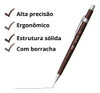 Lapiseira Técnica 0,3mm Cis Tecno C-203 Cor Marrom+grafite 3