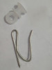 30 Corredera Plástico +30 Ganchos Alfiler Metal Cortina Riel 0