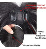 Topper De Cabelo Humano Leve E Fino Em Franja De Cabelo 28cm 4