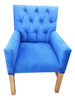Sillon Silla Madera Con Brazo Reforzado Capitone. 0