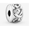 Clip Pandora Original - Knotted Heart Clip Charm / Nuevo 1