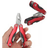 Pinza Multifunción Plegable Con Accesorios Roja 1