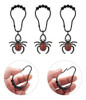 Ganchos De Cortina De Ducha De Araña Para Baño Decorativo, J 2