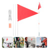 Bicicleta Para Crianças Bicicleta Flagpole Reflective 2 Conj 5