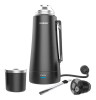 Peabody eTermo 1L Electric Thermos - 700W, 2 Temperature Settings, Stainless Steel, Includes Mate Bombilla