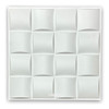 Placa Cuadrado Decorativa 3d Pvc 50x50 Pared Pintable 0