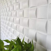 Placa Cuadrado Decorativa 3d Pvc 50x50 Pared Pintable 4