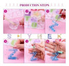 307pcs Alfabeto Resina De Silicone Moldes Para Chaveiro Faze 3