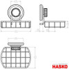 Accesorios Hasko - Jabonera Con Ventosa De Vacío Súper Poten 4